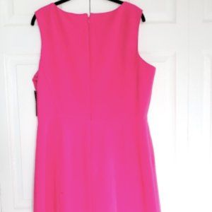 Anthropologie Donna Morgan Hot Pink Sleeveless